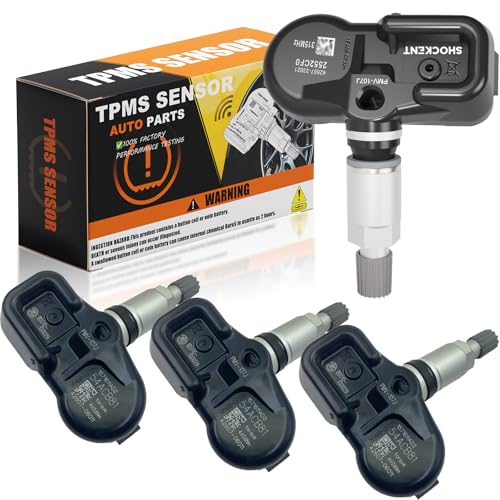 SHOCKENT 4260706011 Upgraded 315MHz TPMS Sensor Fits for:-Toyota Camry 2007-2011, 4Runner 2003-2018, Corolla 2007-2013, Matrix 2007-2013, Prius 2006-2015, Tacoma 2007-2015, Yaris 2007-2011 - 4pcs