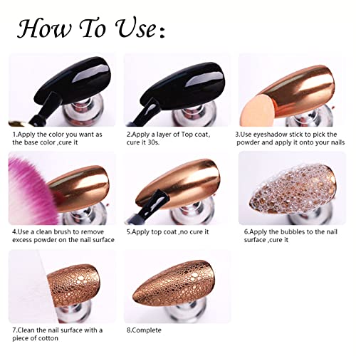 2 Boxes Apple Gold Chrome Nail Powder Metallic Mirror Effect Holographic Aurora Chameleon Pigment Nail Art Glitter For Nail Art Gel Polish Mermaid Unicorn Dipping Powder Decoration Design #TOP5