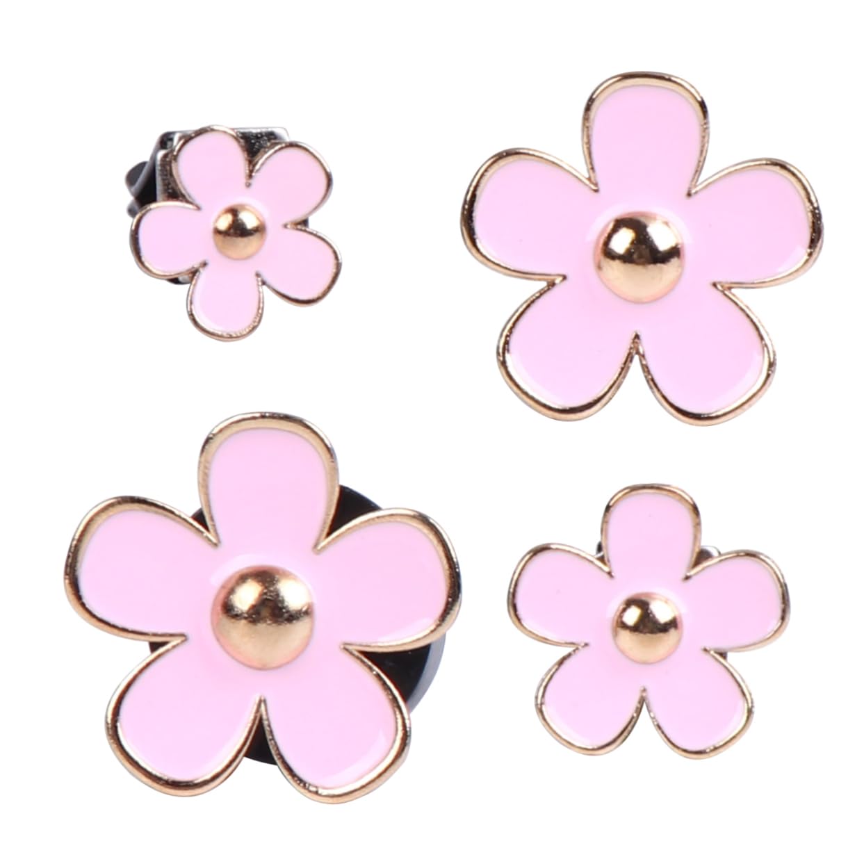 SOLUSTRE 12pezzi Clip Forma Di Fiore Per Auto Da Metallo Diffusore Di Profumo Per Ambienti Vehiculari Decorazione Per Interni Auto Rinfresca Aria Con Essenziale