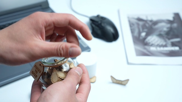 Amazon.com: Funfeel Wooden Fuck Jar, 100 Count, Letter Print, Snap