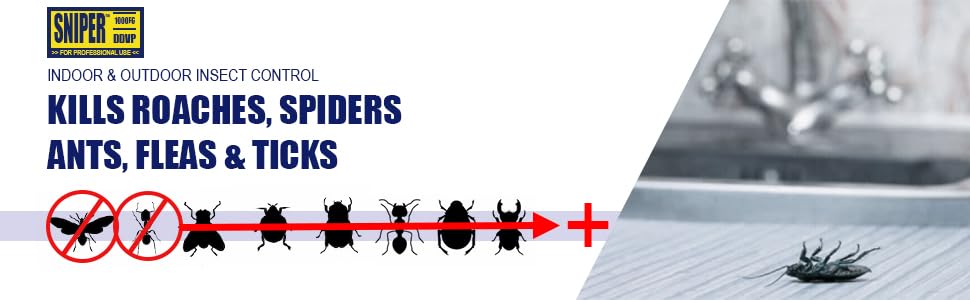 Miniatura 2 de Roach Killer - Aerosol para insectos de acción rápida para interiores y exteriores, eficaz contra cucarachas, moscas, arañas y hormigas, 3.4 fl oz