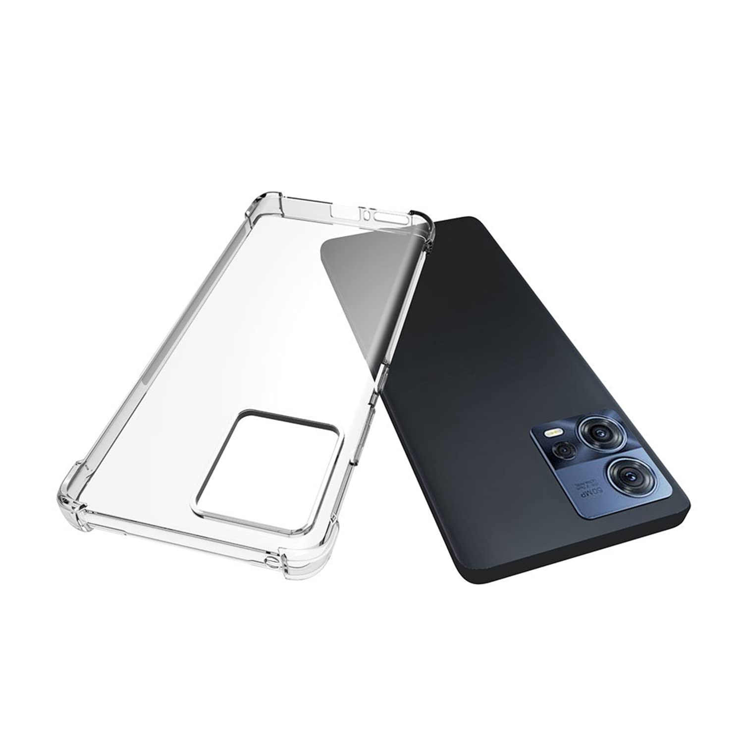 TailTech Transparent TPU Bumper Case for Motorola Edge 30 Fusion - Shockproof, Anti-Yellowing, Edge 30 Fusion-Clear - Image 3