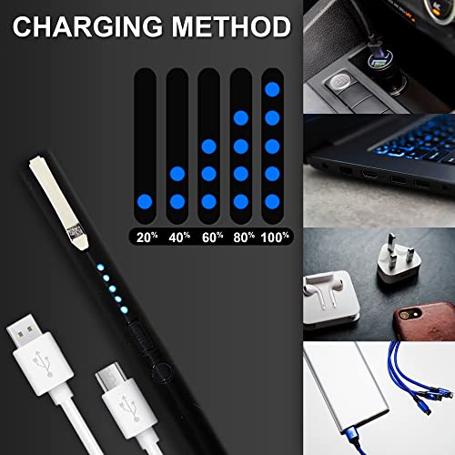 Fightsense Heavy Duty Pain Pen Stun Gun With Flashlight & Pepper Spray For Men And Women Self-Defense With 35,000,000 V Intolerable Charge, Usb Rechar #TOP2