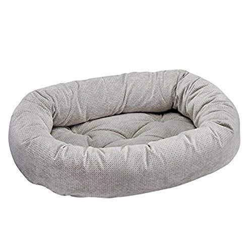 Bowsers Donut Bed, Medium, Silver Treats