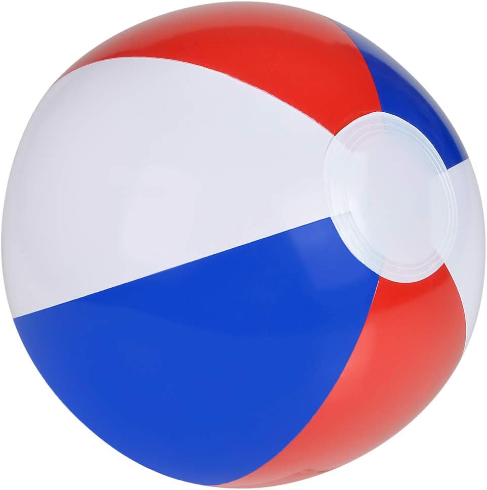 Rhode Island Novelty 12 Inch Patriotic Beach Ball One Dozen Per Order