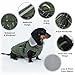 ASENKU Hundemantel Winter für Kleine, Mittel & Grosse Hunde, Hundemantel mit Geschirr Wasserdicht Winddichtes Reflektierender, Warme Hundejacke Mit Brustgurt Winterjacken & Wintermäntel für Hunde M