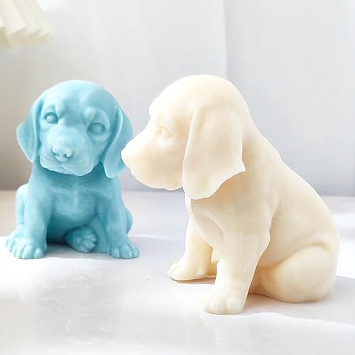 Miniatura 8 de Molde de labrador grande de silicona para velas de cera de jabón, resina epoxi, manualidades, perro, cachorro, animal, deshierbe, fiesta, cena,