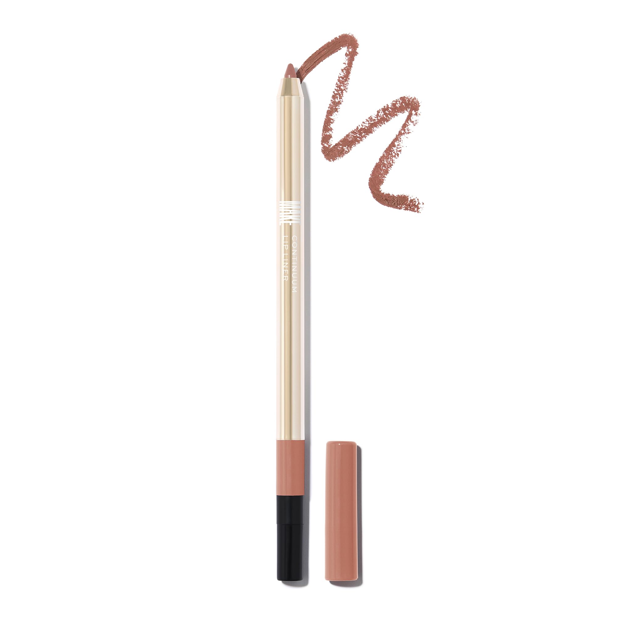 MAKE Beauty Continuum Lip Liner Long Lasting Creamy Liner with Velvet Matte Finish Includes Built-In Sharpener and Blending