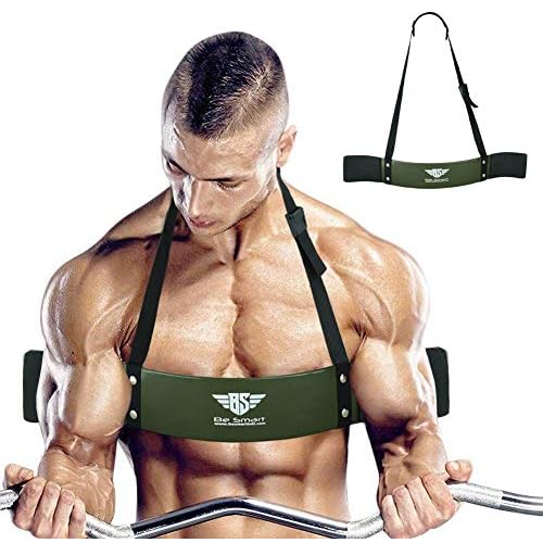 Arm Blaster for Biceps & Triceps Dumbbells & Barbells Curls Muscle Builder Bicep Isolator for Big Arms Bodybuilding & Weight Lifting Support for Strength & Muscle Gains by Be Smart