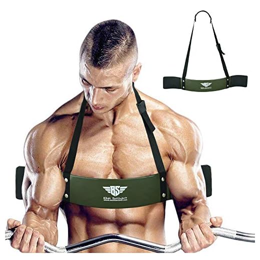 Arm Blaster da body building per braccia, pesante, per bicipiti, curl, tricipiti, UK, Uomo donna Bambino, Green