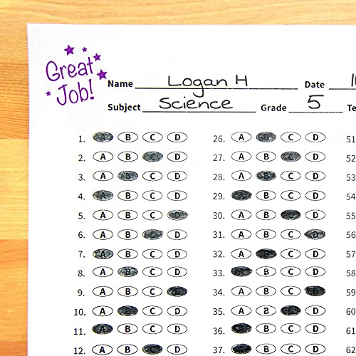 Custom Product Solutions Great Job! for Students 2000 Plus Self Inking Rubber Teacher Stamp â Violet Ink - Image 6