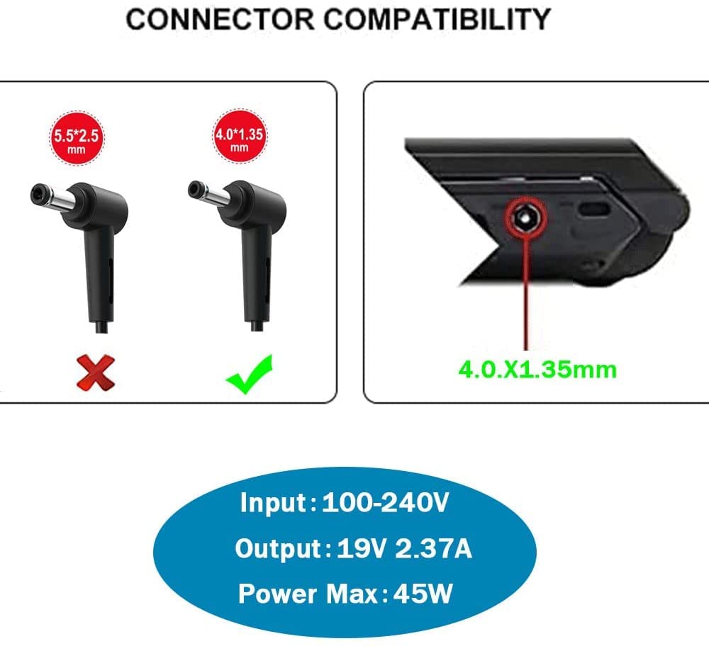 45W 33W Charger for Asus Vivobook s15 15 17 E203M F415 F415E F510 F510U F510UA F512 F512JA F512J F556 X515 X712 X541 X540 X512 Zenbook UX330 UX360 UX305 Q302 Q406DA Laptop Notebook Power Cord Supply