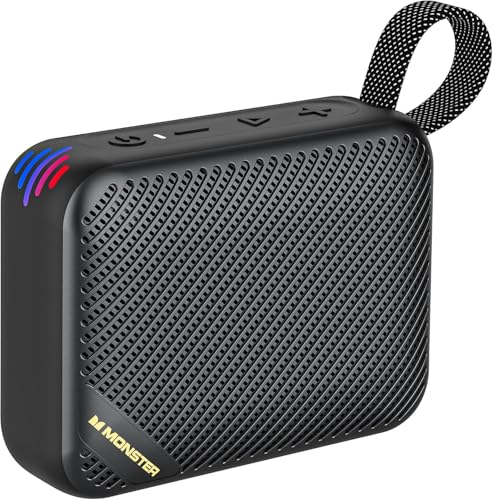 Monster S360 haut-parleur Bluetooth portatif IPX7 20h autonomie noir