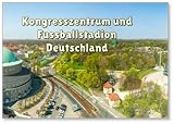 Kongresszentrum und Fussballstadion, Hannover, Deutschland, Kühlschrankmagnet