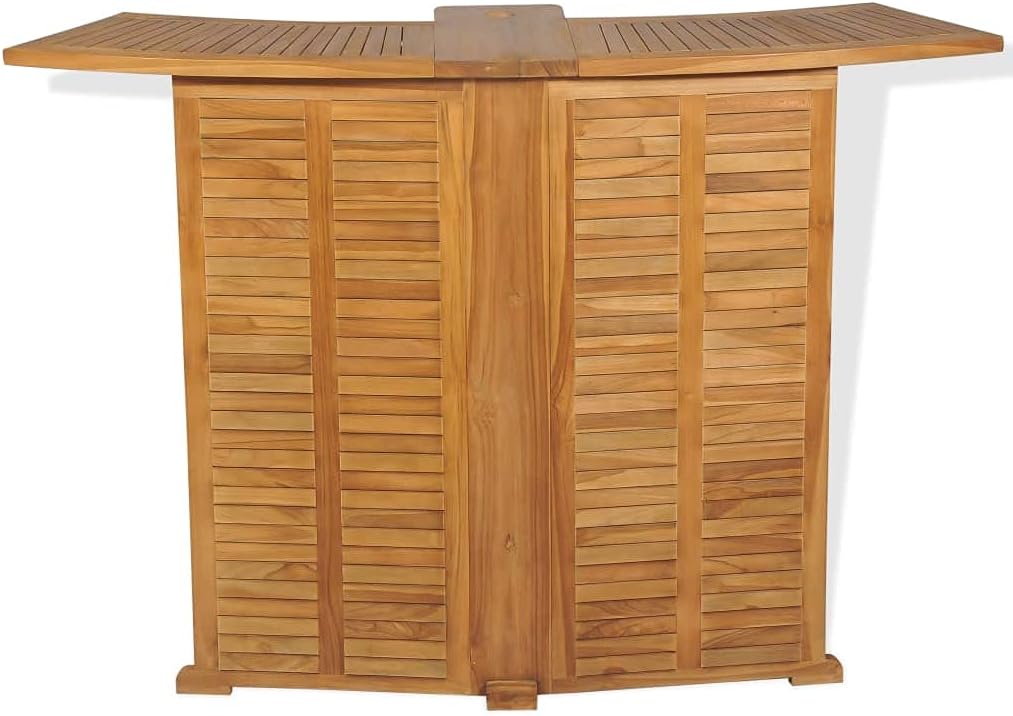 (Fast Shipments) Outdoor Patio Bistro SetTable Set,for PorchLawnGardenBackyardPool 3 Piece Set with Solid Teak Wood