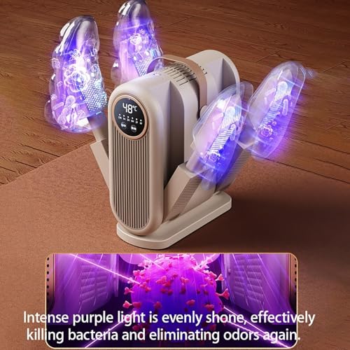 Secador de guantes y zapatos eléctrico con panel digital miniatura 4
