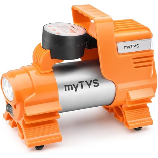 myTVS Car Tyre Inflator 100 Psi 12V DC