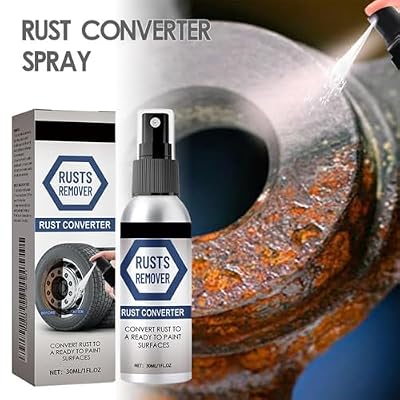 Rusts Remover Spray - 30ml Powerful RustRemoval Solution, Effortless Bikes Chain Cleaner | Portable Quickdrying Metal Tarnish Dissolver, Automotive Parts Restoration Aid for BikkeChains