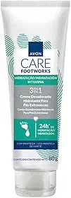 AVON FOOTWORKS HIDRATAÇÃO PROFUNDA EXTRASSECOS MANTEIGA KARITÉ 80G