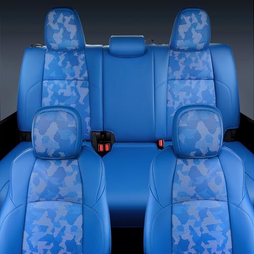 Image of Leather Seat Covers Custom Fit for Tacoma Gen 4th (2024-2026) Double Cab | Custom Fit for SR, SR5, TRD PreRunner, TRD Sport, TRD Off-Road, Limited, Trailhunter - Fully Covered - Fit Like a Glove