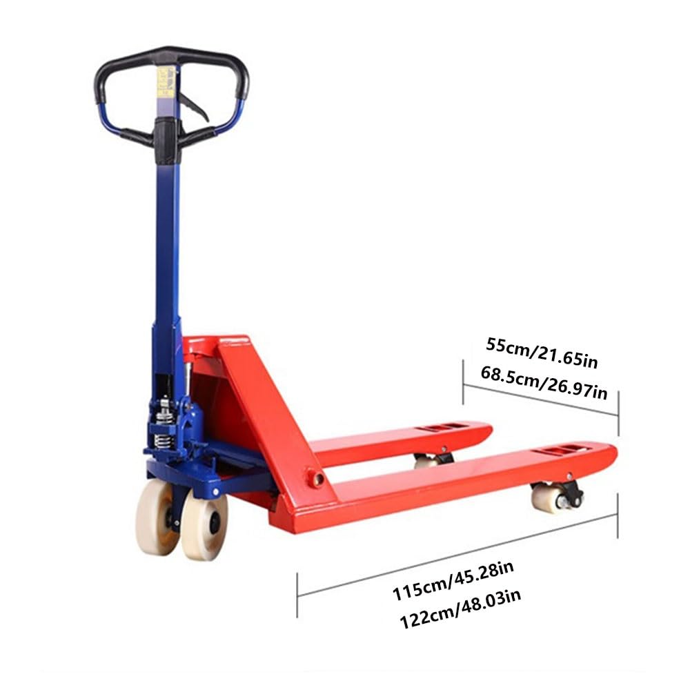 Transpallet Carrello elevatore manuale for ascensore con pompa idraulica da 8 tonnellate, transpallet 8000 kg Materiale industriale