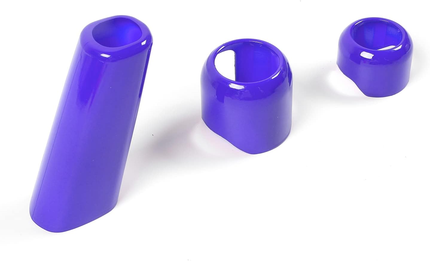 Handbrake Cover + Gear Shift Knob Cover + Drive Mode Shift Knob Cover Fit for 2018-2025 Jeep Wrangler JL JLU(Purple)
