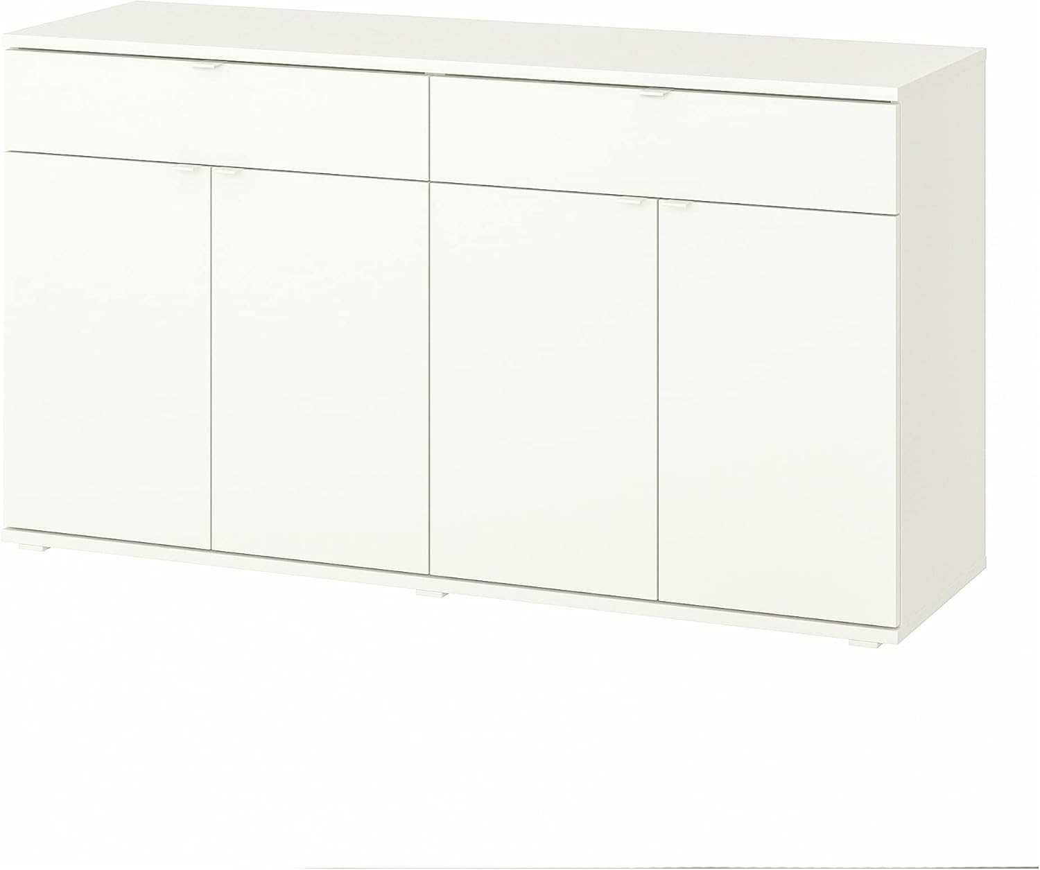 VIHALS Sideboard, white, 140x37x75 cm