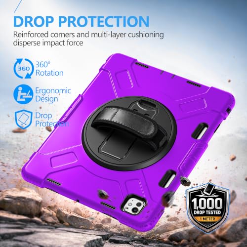 Image of Miesherk STOCK Case for iPad Pro 13 Inch M5 2025 / M4 2024 Purple