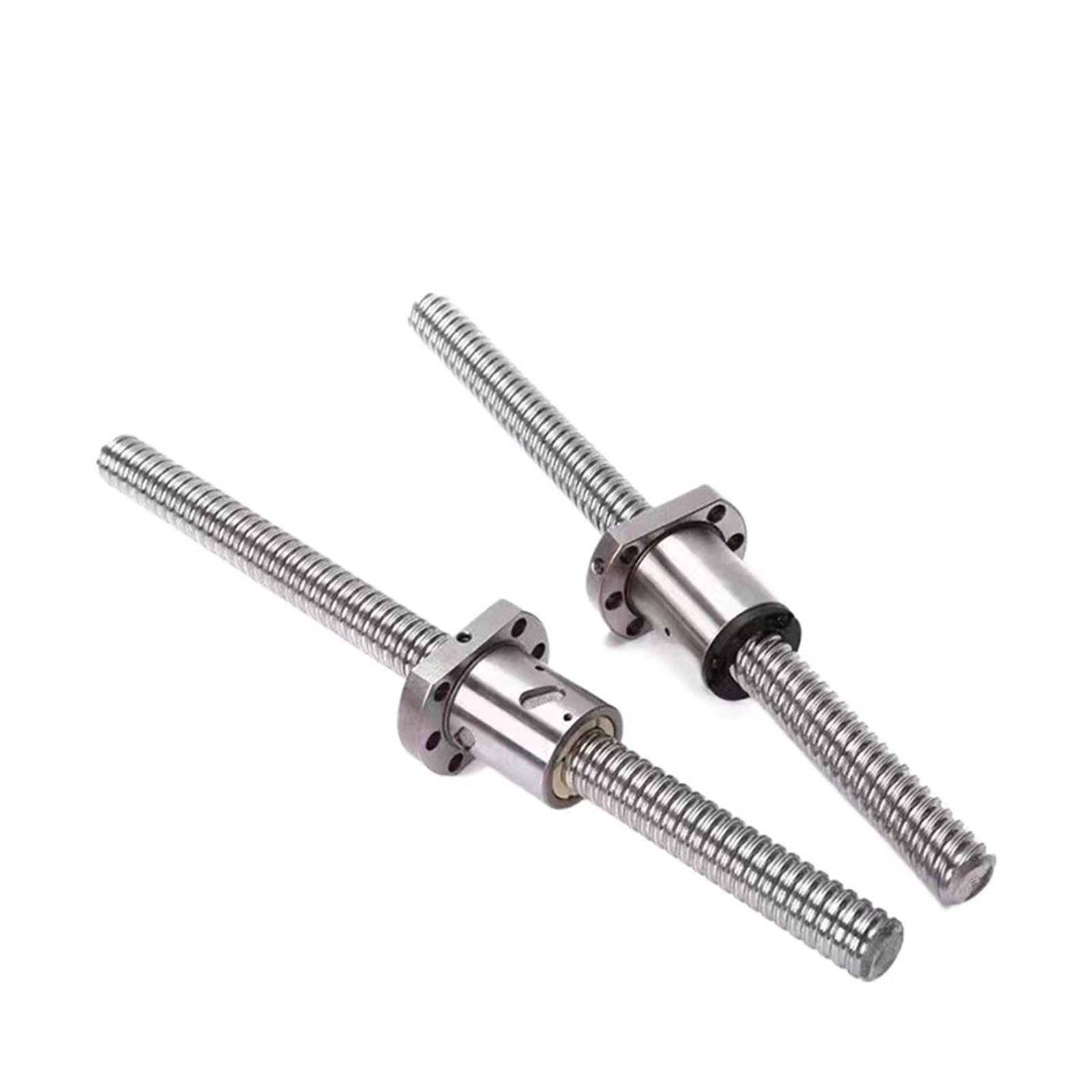 GTPBAO SFU1204 Vite a ricircolo di sfere rullata da 12 mm di diametro 4 mm C7 Grado 24 mm Dado a ricircolo di sfere senza estremità lavorata for un movimento fluido movimento(550mm)