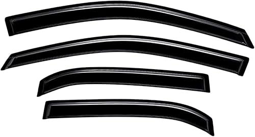 Miniatura 3 de Lightronic WV94206 - Viseras laterales de montaje exterior, deflectores de ventilación, protectores de lluvia de humo, pantallas automáticas