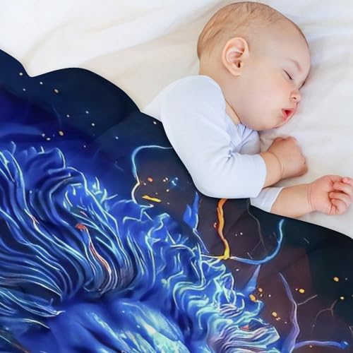 Couverture en lion flannel haut de gamme grand plaid lit et canapé