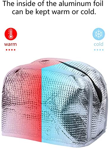 Image of Nibbler Insulated Lunch Bag for Office, School, Men, Women, Tiffin Pouch Bag, Hot & Cold Lunch Box Bags for Boys, and Girls (Pink)