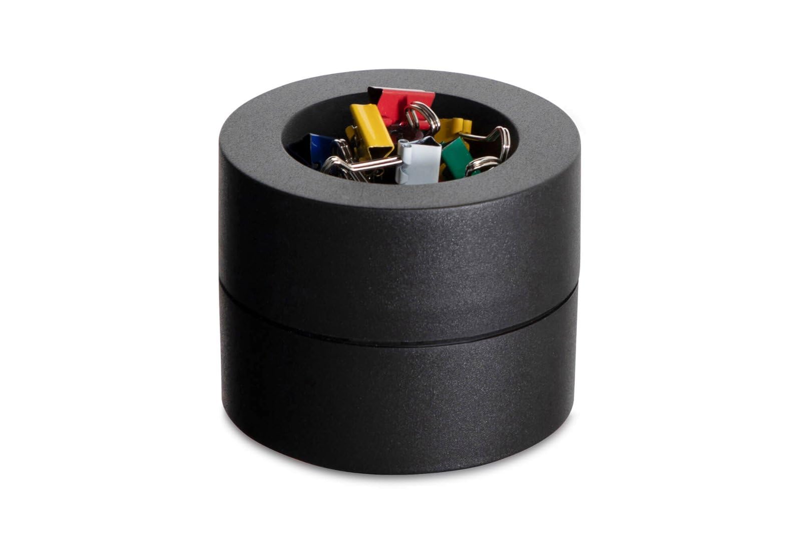 MAUL Mauly® Dispenser MAULpro Modern Clip Dispenser for Storing Maulys Desk Organiser with 12 Clips Ideal for Desk and Office Organisation Black