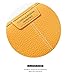 Fahion Slim Minimalist Leather ID/Credit Card Holder RFID Blocking Long Bifold Ring Zipper Wallet Travel Cellphone Case Holster Clutch Purse Handbag for Women (Blue)