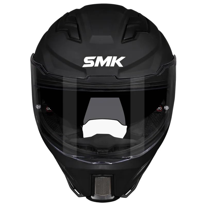 Image of SMK Agnar Full Face Helmet, Dual Visor, Clear Pinlock 70 Ready, ISI , Dot & Ece 22.06 Certified