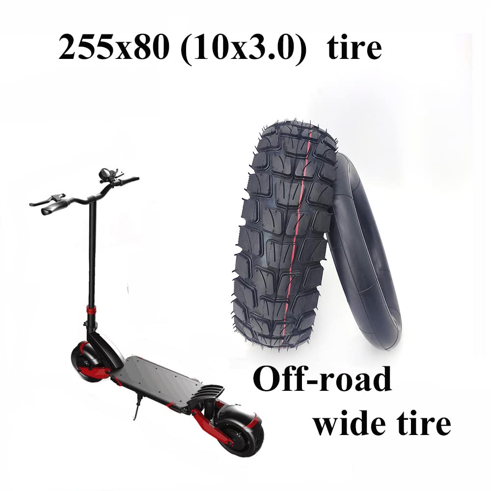 Générique Pneu Anti-Crevaison Trottinette Réaménagement de pneus 10 Pouces 255x80 épaissie et élargi Hors Route Tire Tube intérieure TIGNE NEIKID 10X3.0