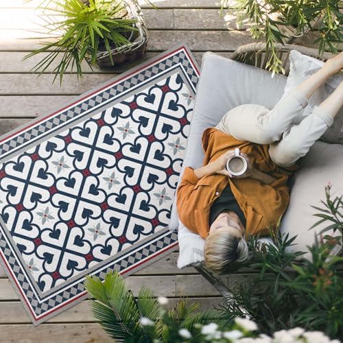 Tapis d'extérieur en PVC durable de qualité supérieure style diamant