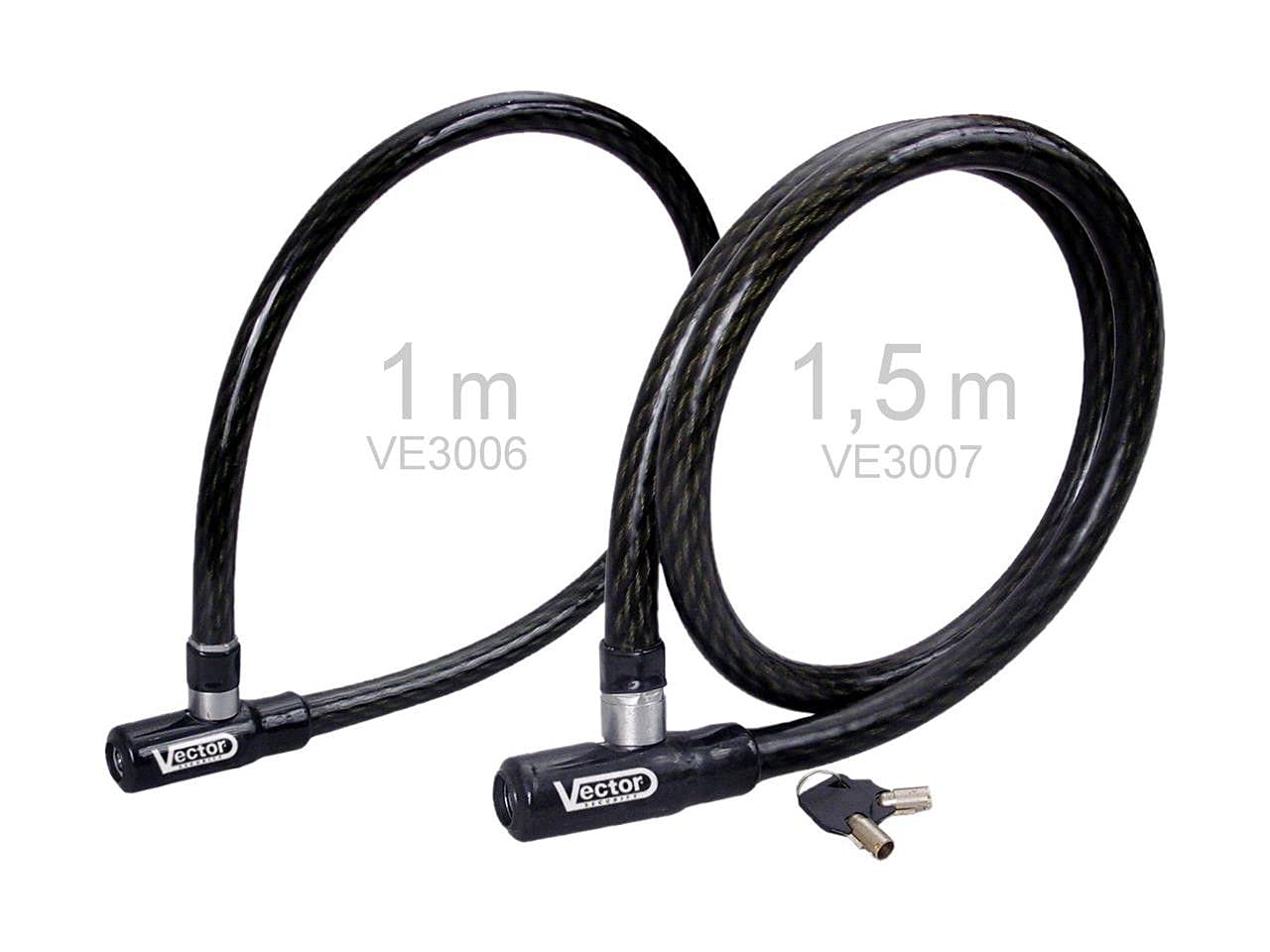 Antivol Vector Max Lok 1,50m antivol de moto robuste chaîne en acier cémenté
