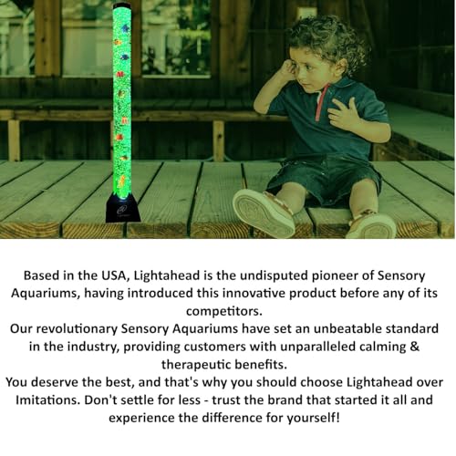 Lightahead LA-NX-XHY-120 Extra Large 4 Ft Led Fantasy Bubble Fish Tube Fake Aquarium thumb #2