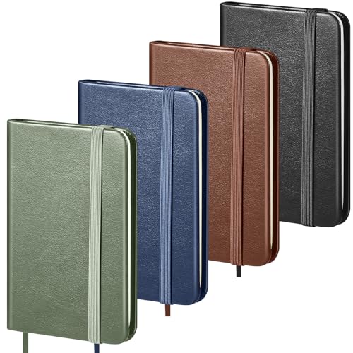 Cuadernos pequeños de bolsillo con tapa dura para escribir cómodamente