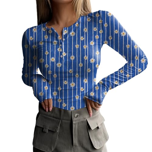 Cute Graphic Tops for Women Long Sleeve Sexy Slim Fit