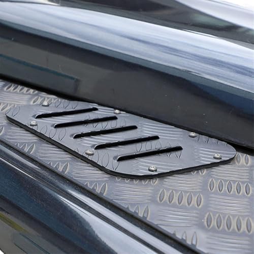 Cubierta de ventilación de capó de aluminio compatible con Land Rover Defender 2004-2018 5