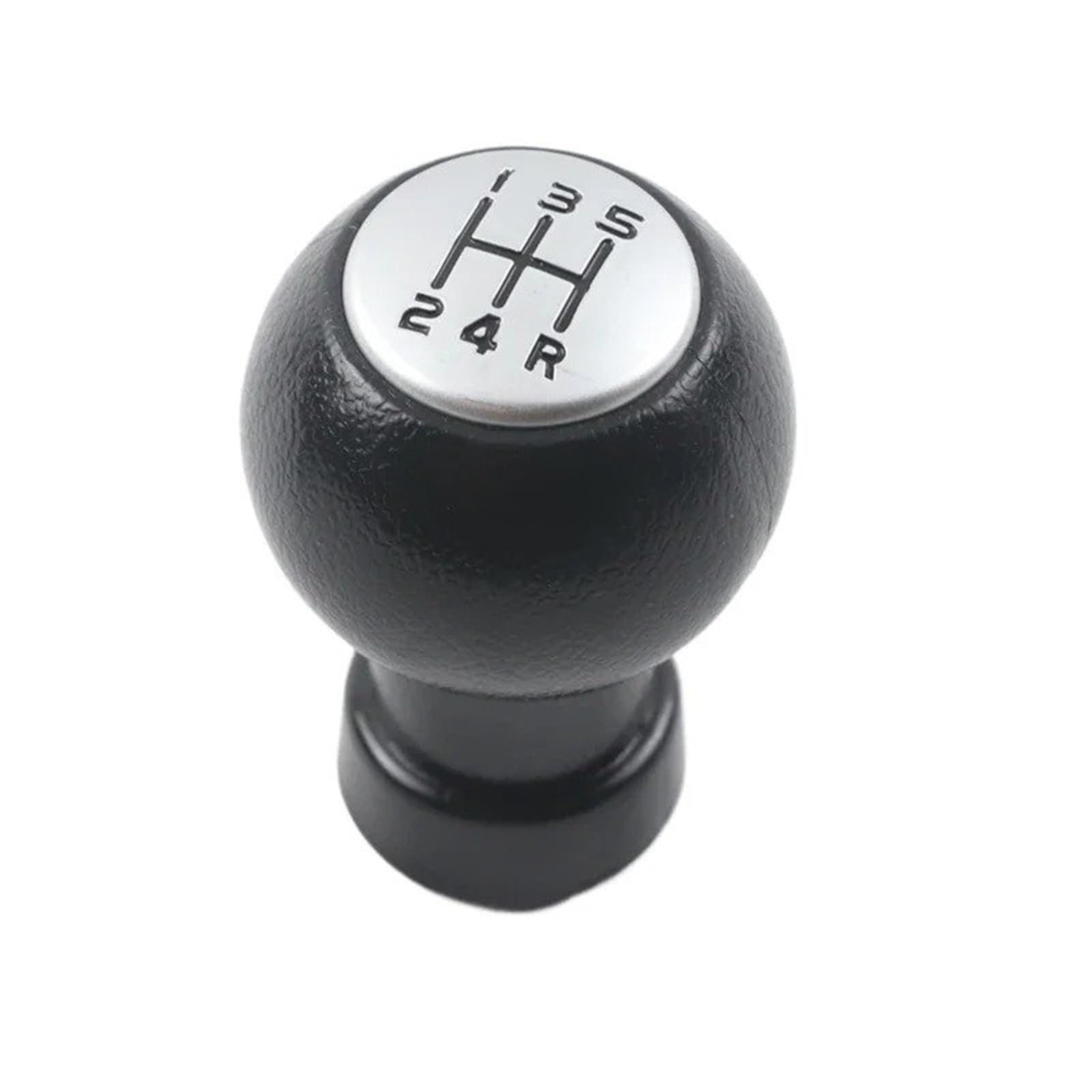 Wbdmszjqrt Silver Black Shift Lever Knob For Suzuki For Swift Sx4 For Alto S-Cross Shift Lever Pen Grip Adapter 5-Speed ​​D-Type Shift Knob(Silver Black)