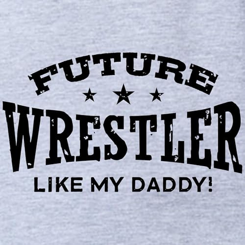 CafePress Future Wrestler Like My Daddy Cute Infant Baby Football Bodysuit2