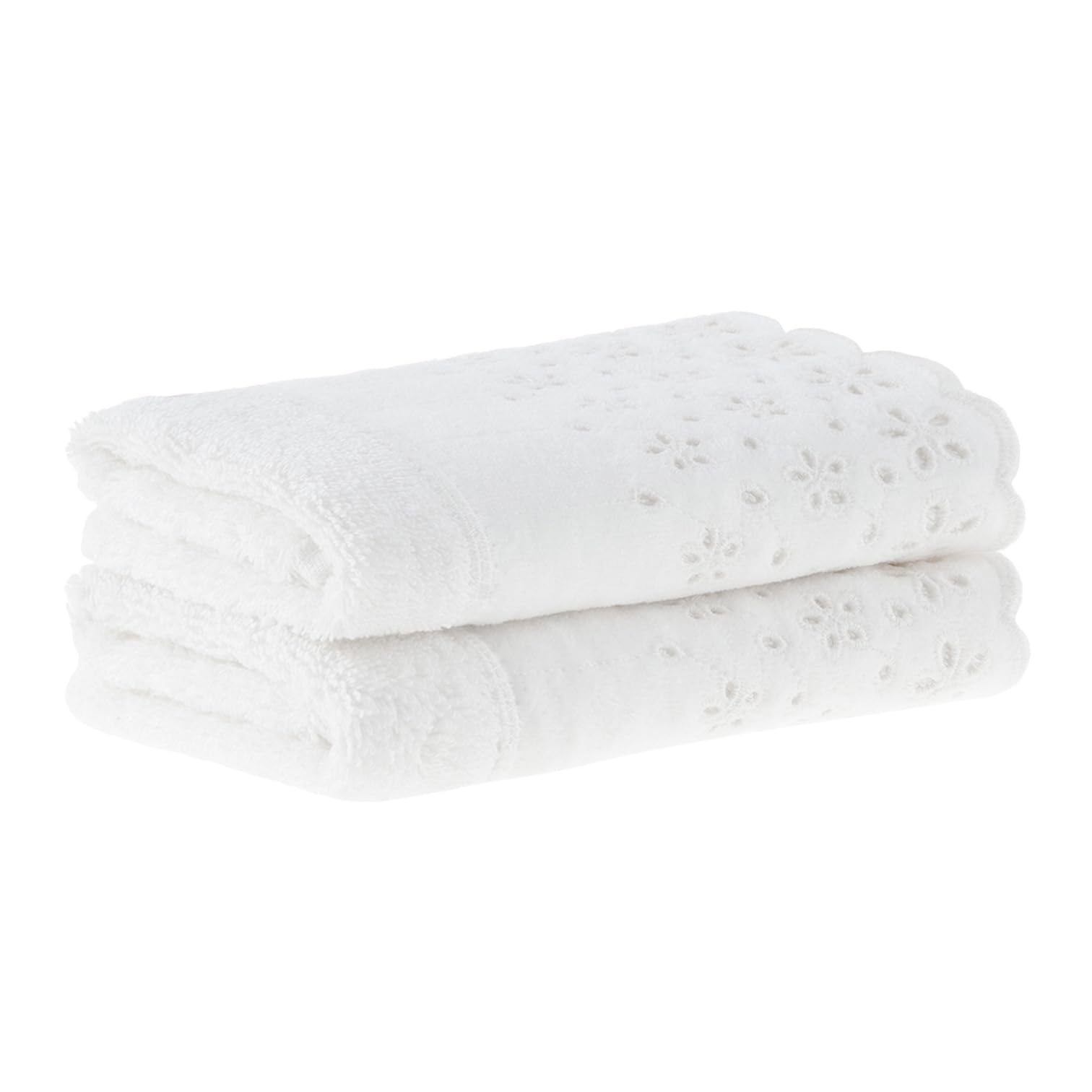 Buddemeyer Jogo de Toalhas Crystal Lavabo Branco 2 peças