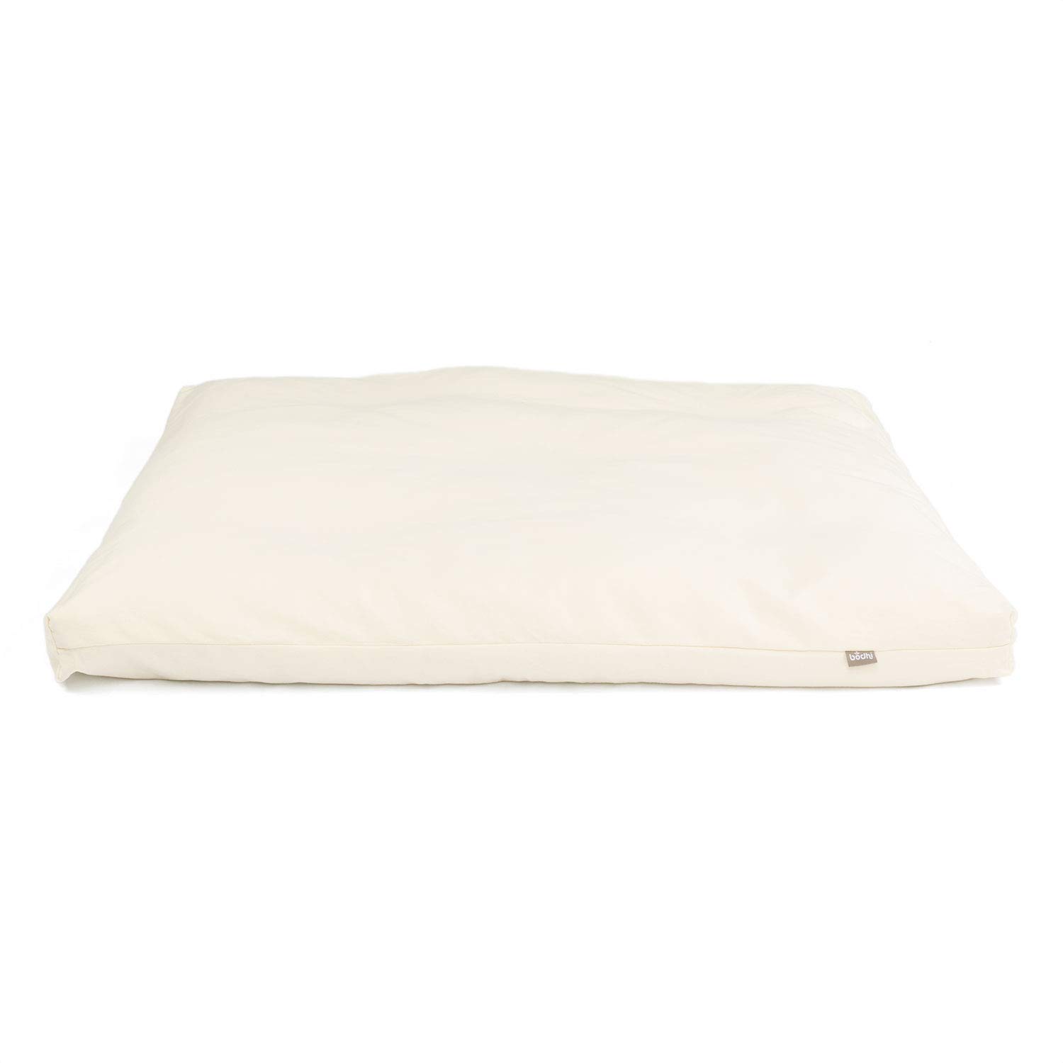 Bodhi Zabuton Tapis de méditation | Série ECO | Tapis de yoga classique avec housse amovible en 100 % coton bio | Tapis de méditation avec fermeture éclair | 80 x 80 x 7 cm