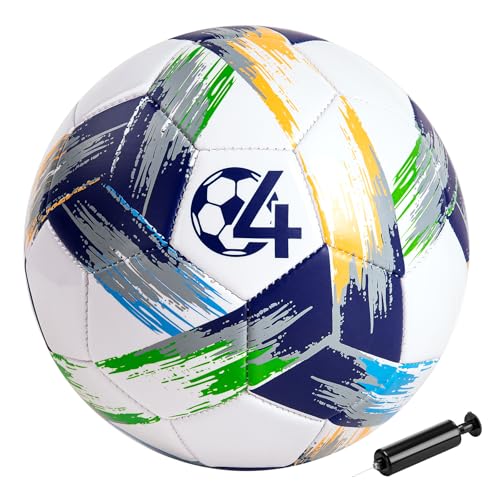 Vastoy Size 4 Football for Kids 8-12 Years Training Football & Soccer Ball