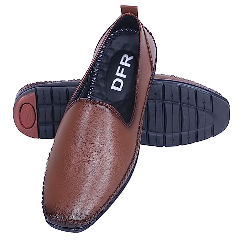 Image of DFR Loafer Shoe for Casual Formal Traditional Kurta Juti for Men