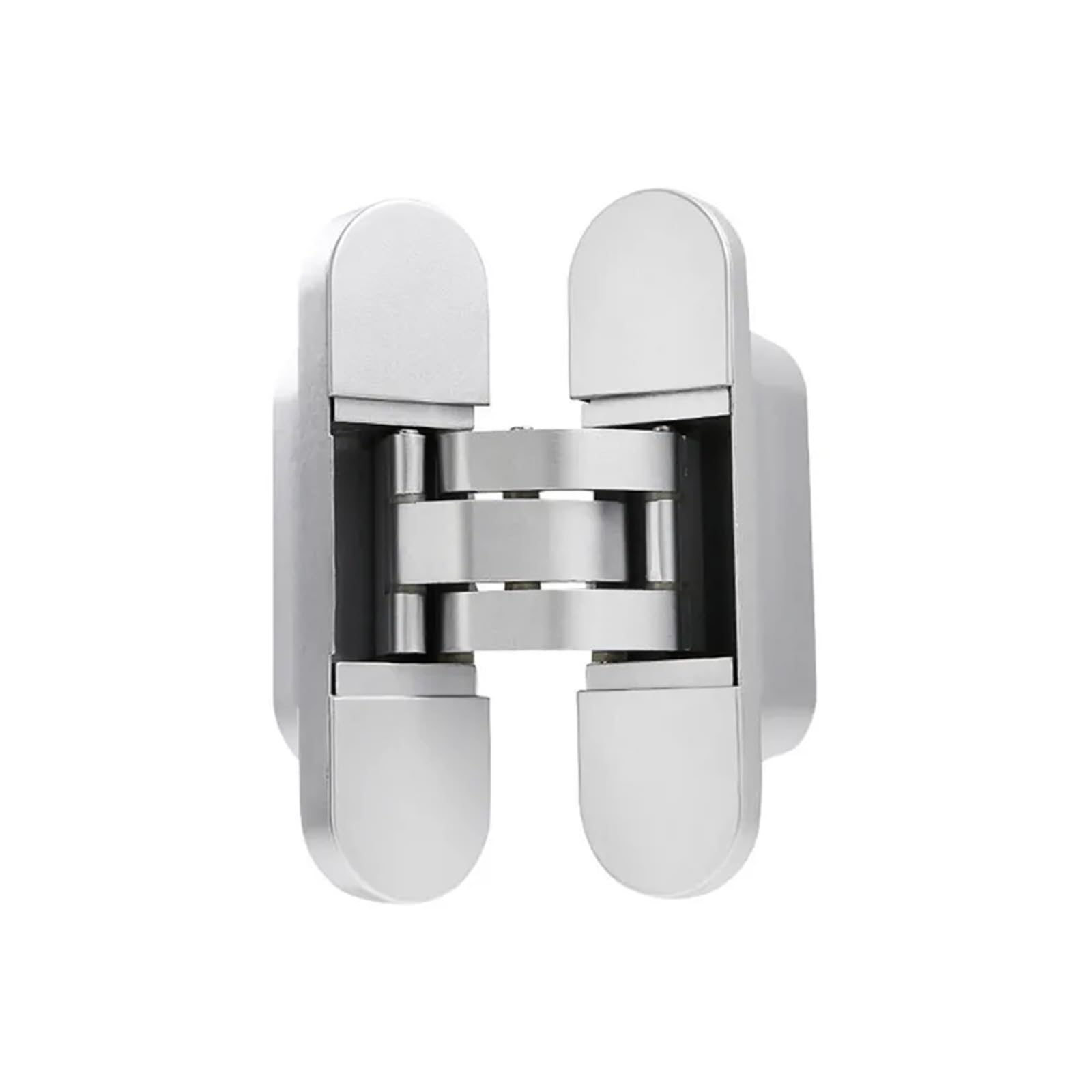 LZIKKGKI Invisible Door Hinge Bearing 60kg/2pcs Hidden Door 180 Degrees Three-Dimensional Adjustable Cross Hinge