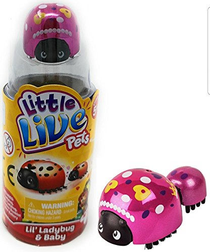 NEW! Little Live Pets - LIL LADYBUG and BABY Single Pack - Moves and Plays Just Like a Real Ladybug. STYLE 2